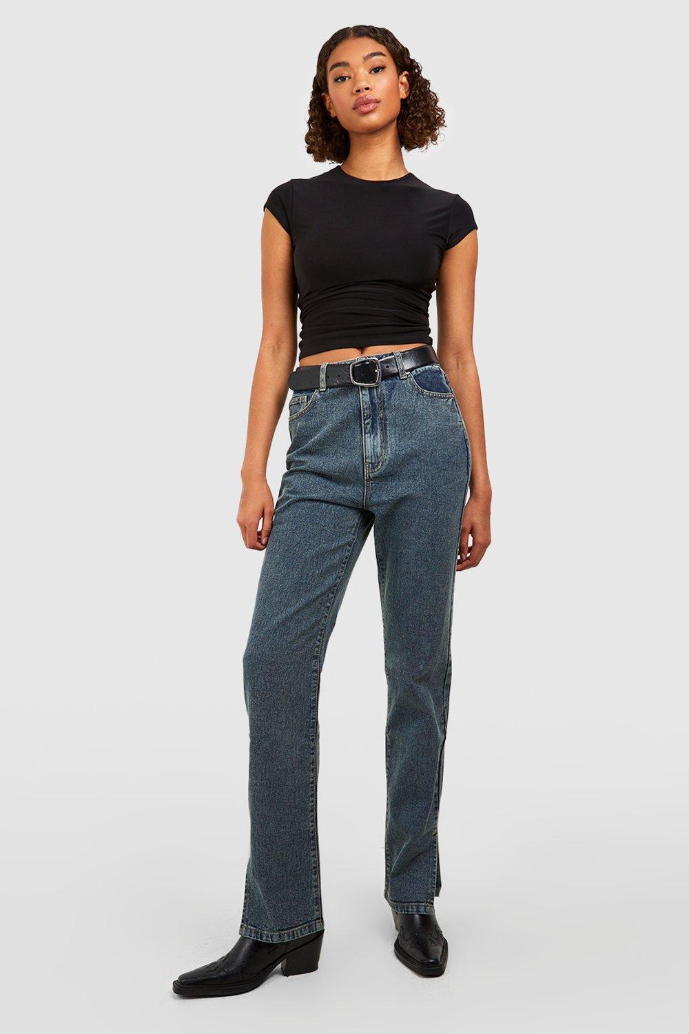 Straight leg hot sale jeans tall